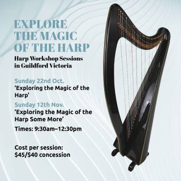 Explore the Magic of the Harp Some More – Sunday 12 November